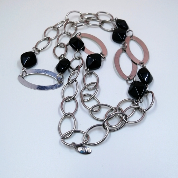 Gorgeous Vintage LBVYR Brand Art Deco Long Necklace - Picture 6 of 6